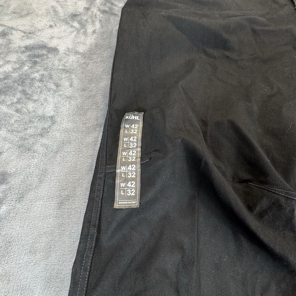 NWT Kuhl Sz 42/32 Easy RYDR Pants Men's Mid Weight Euro Twill Black Ryder Kühl - Picture 12 of 16